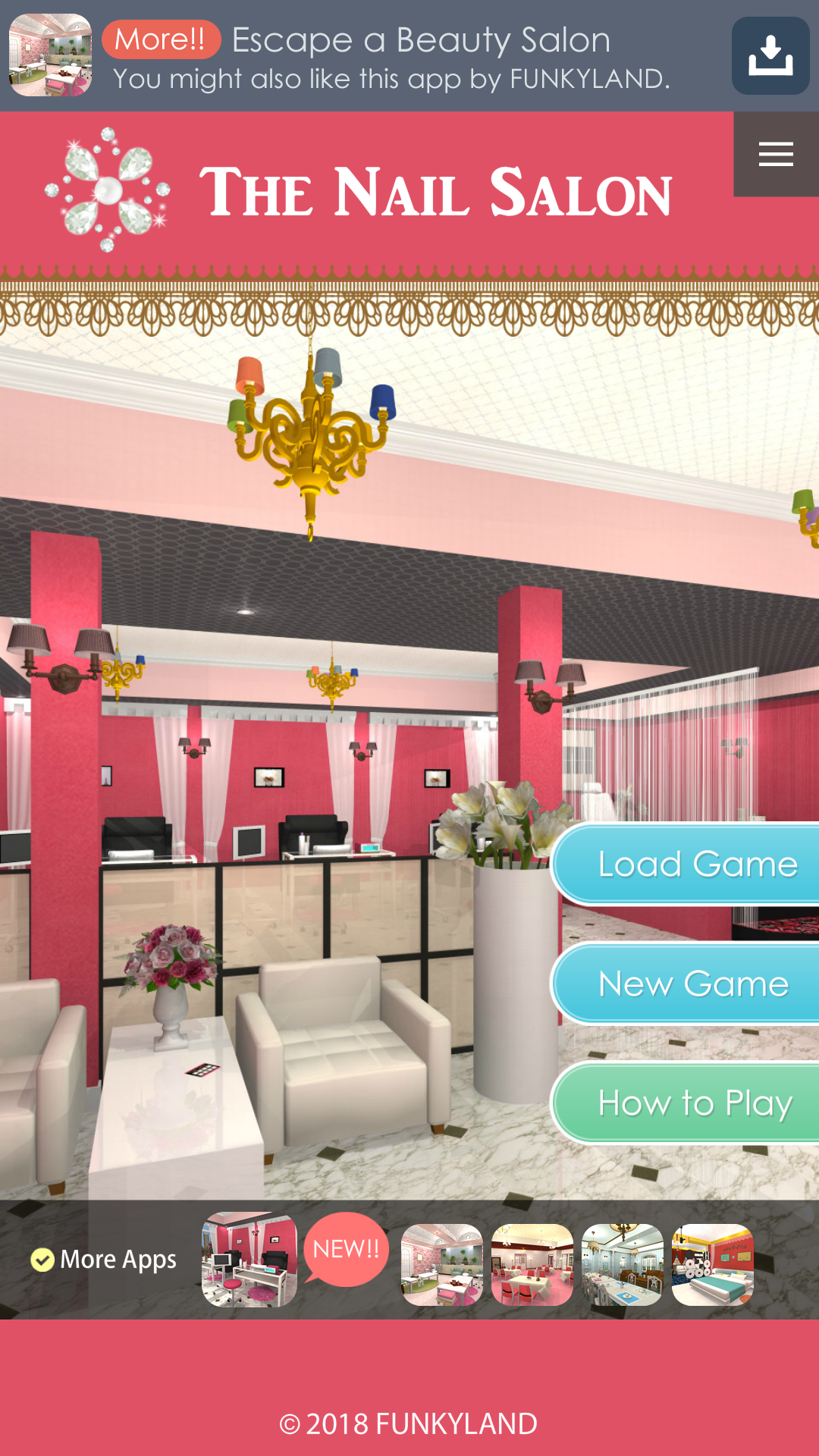Screenshot 1 of Fuja de um salão de beleza 1.2