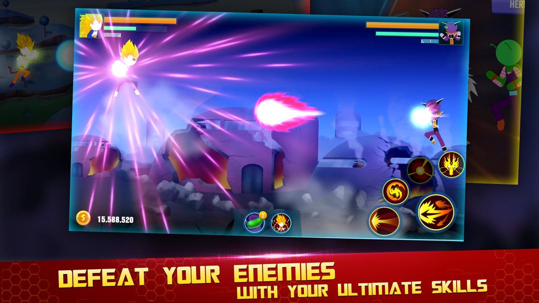 Screenshot of Stick Z: Super Dragon Fight
