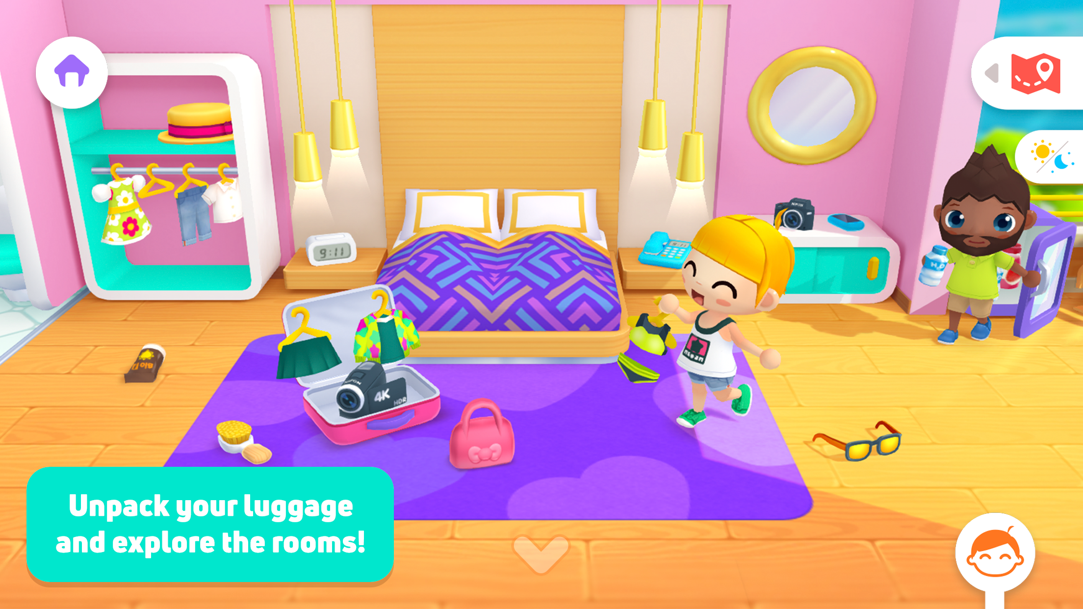 Vacation Hotel Stories Game Screenshot