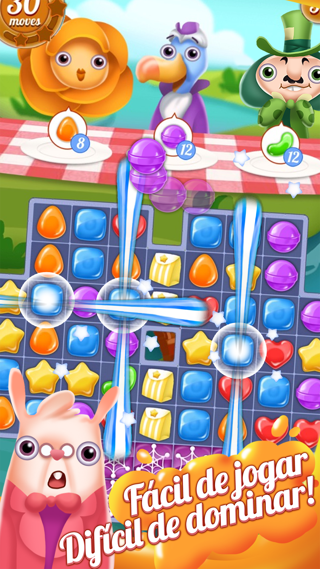 Captura de Tela do Jogo Juicy Candy Blast