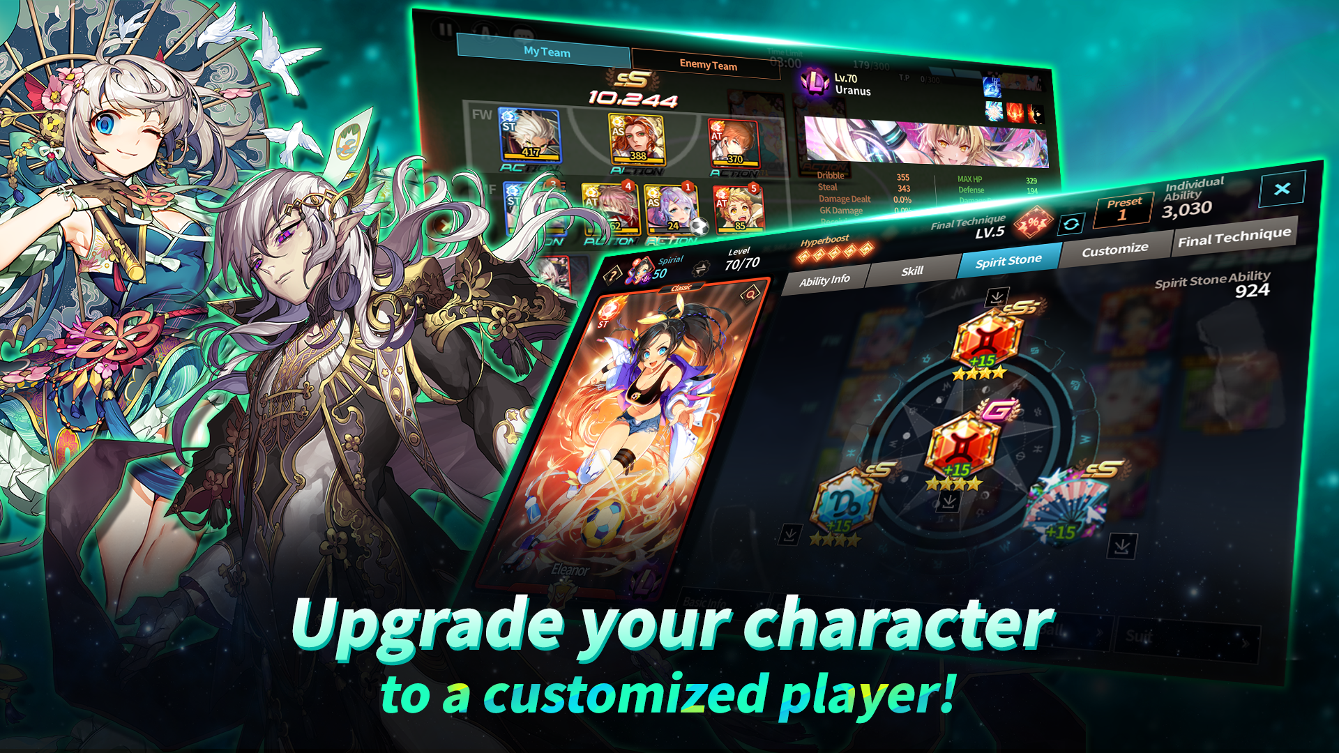 Captura de Tela do Jogo Soccer Spirits