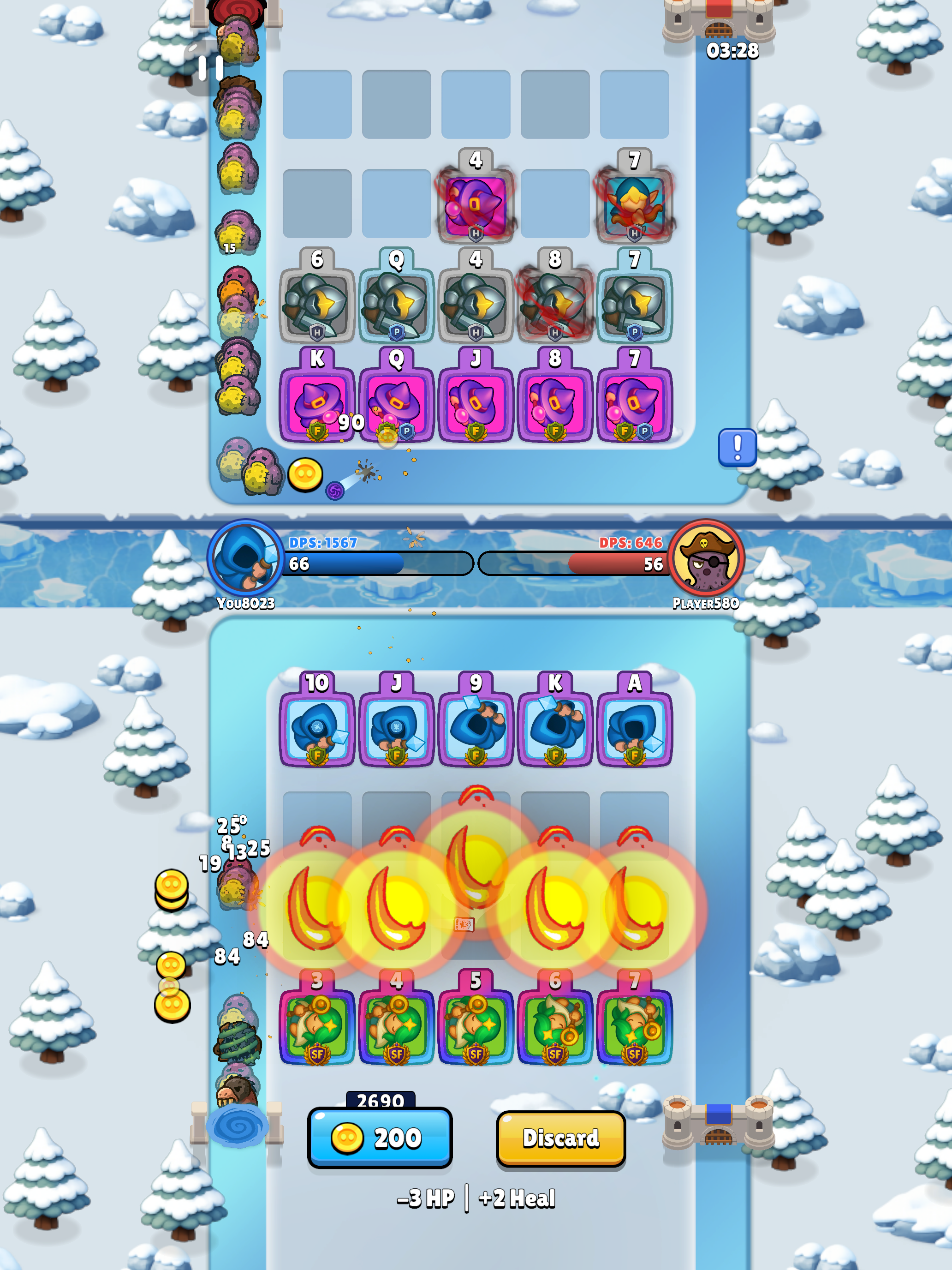 Hand of Heroes Game Screenshot