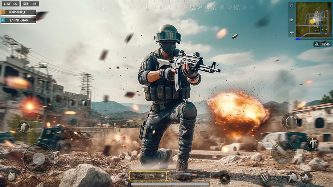 Screenshot of BattleStrike Commando Gun Game