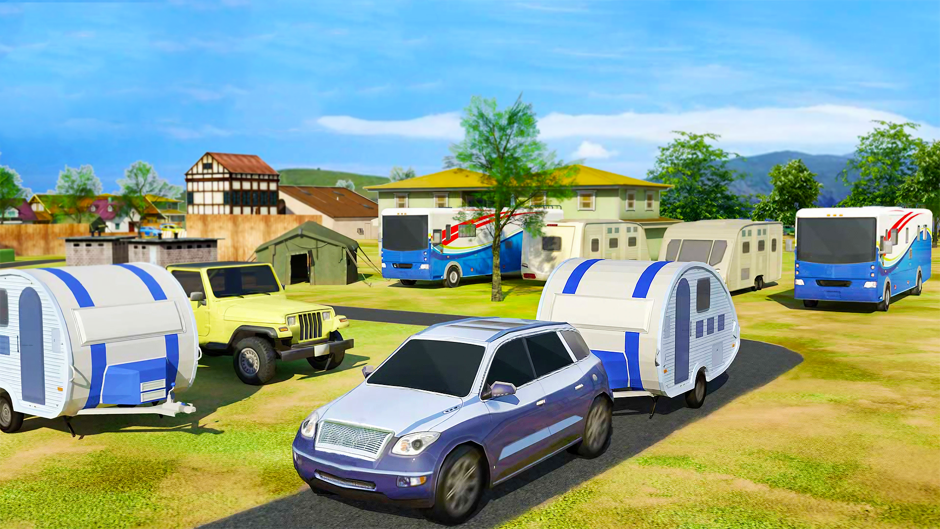 Camper Van Life Sim Game Game Screenshot