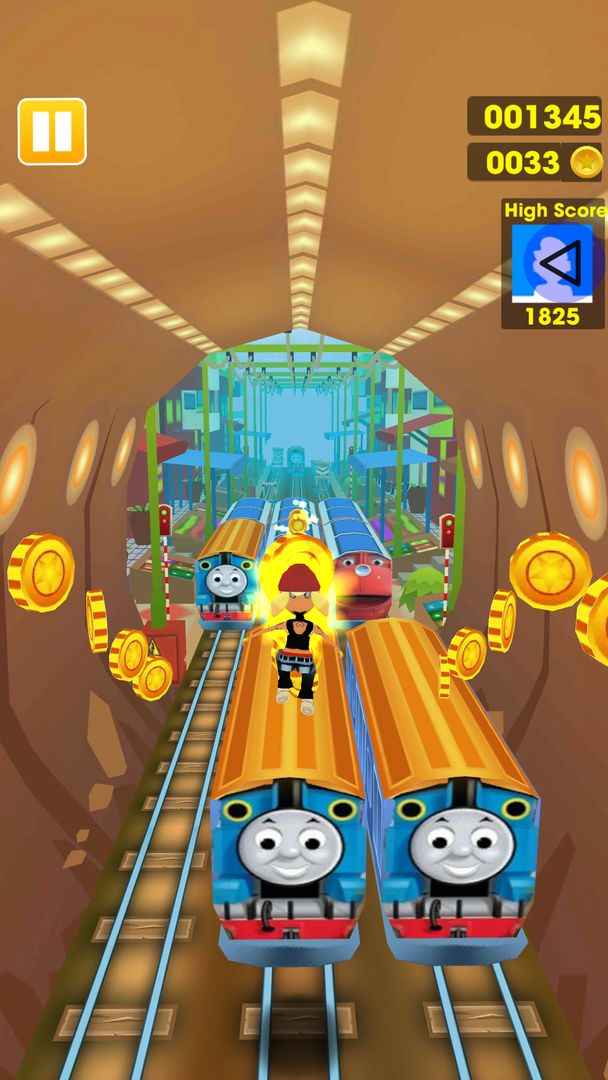 Train Subway Surfers Run 게임 스크린 샷