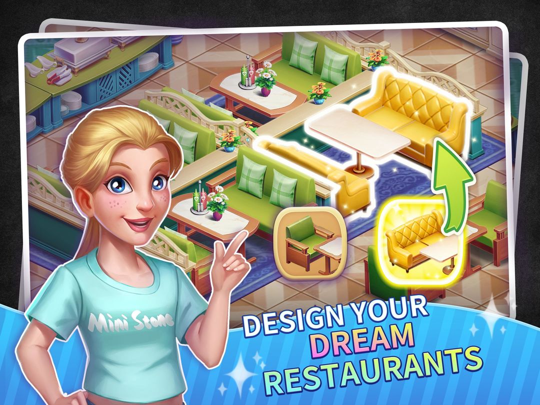 Screenshot of My Restaurant Empire-Deco Game
