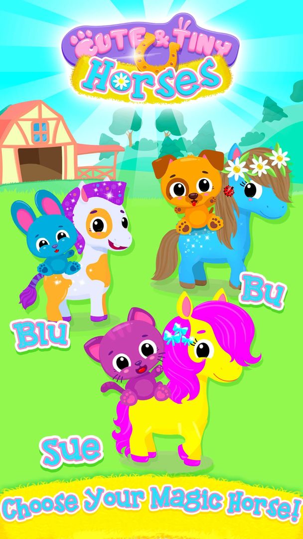 Cute & Tiny Horses - Baby Pony Care & Hair Salon遊戲截圖