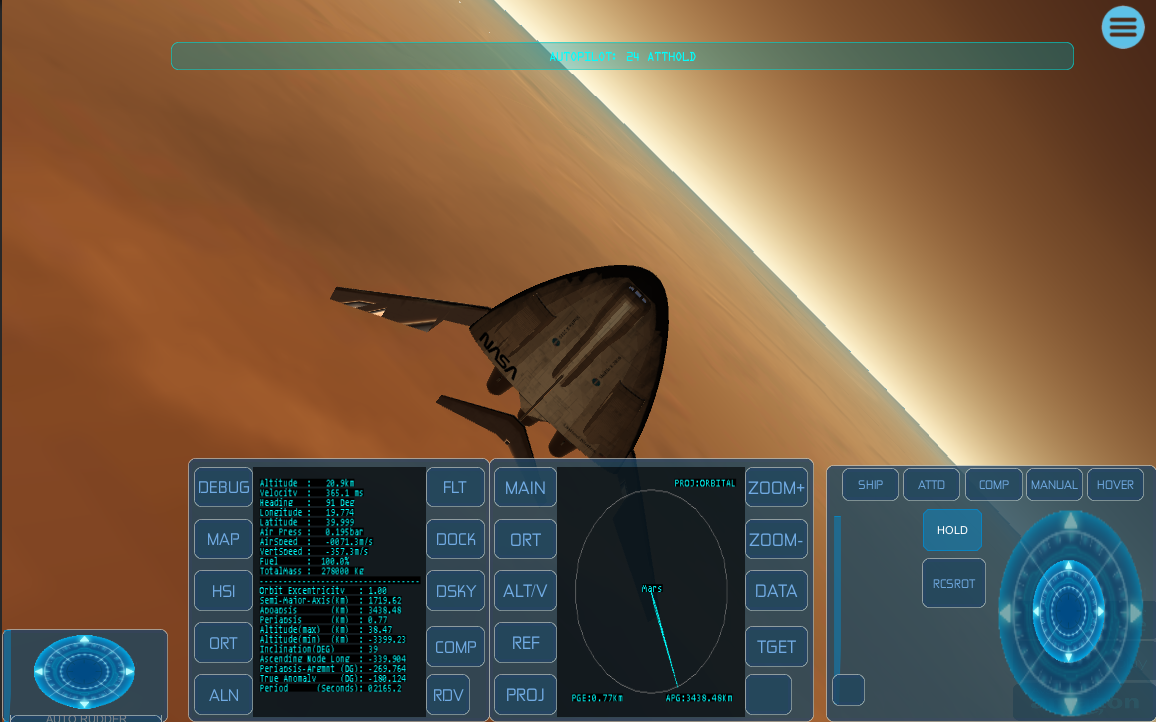 Space Simulator Game Screenshot