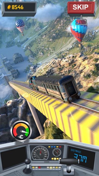 Screenshot of Train Ramp Jumping