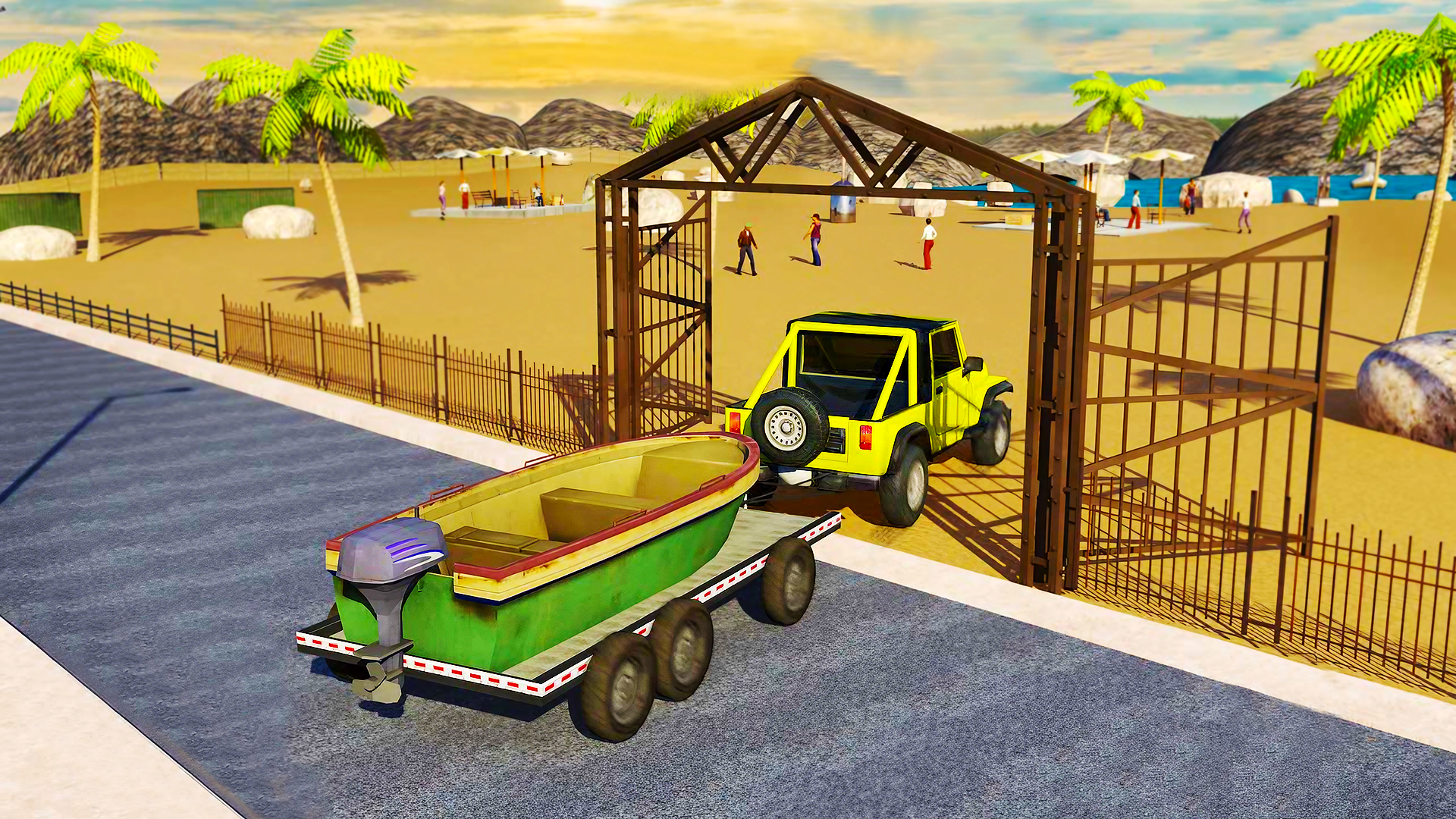 Camper Van Life Sim Game Game Screenshot