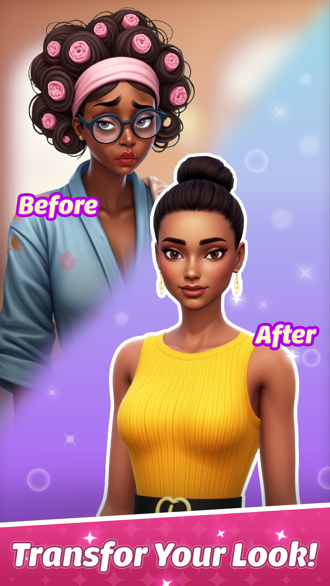 Cuplikan Layar Game Styliste: Makeover Merge