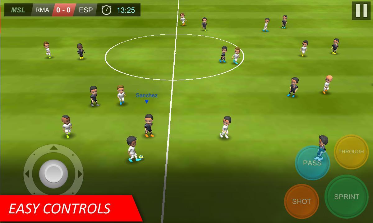 Screenshot of Mobile Soccer League