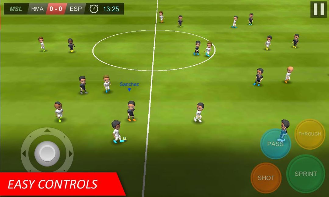 Mobile Soccer League ภาพหน้าจอเกม