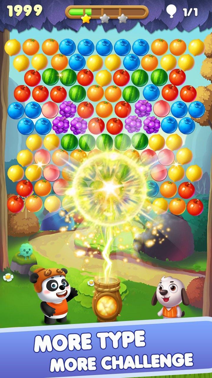 Screenshot 1 of バブルパンダレスキュー - Bubble Panda 1.9.111