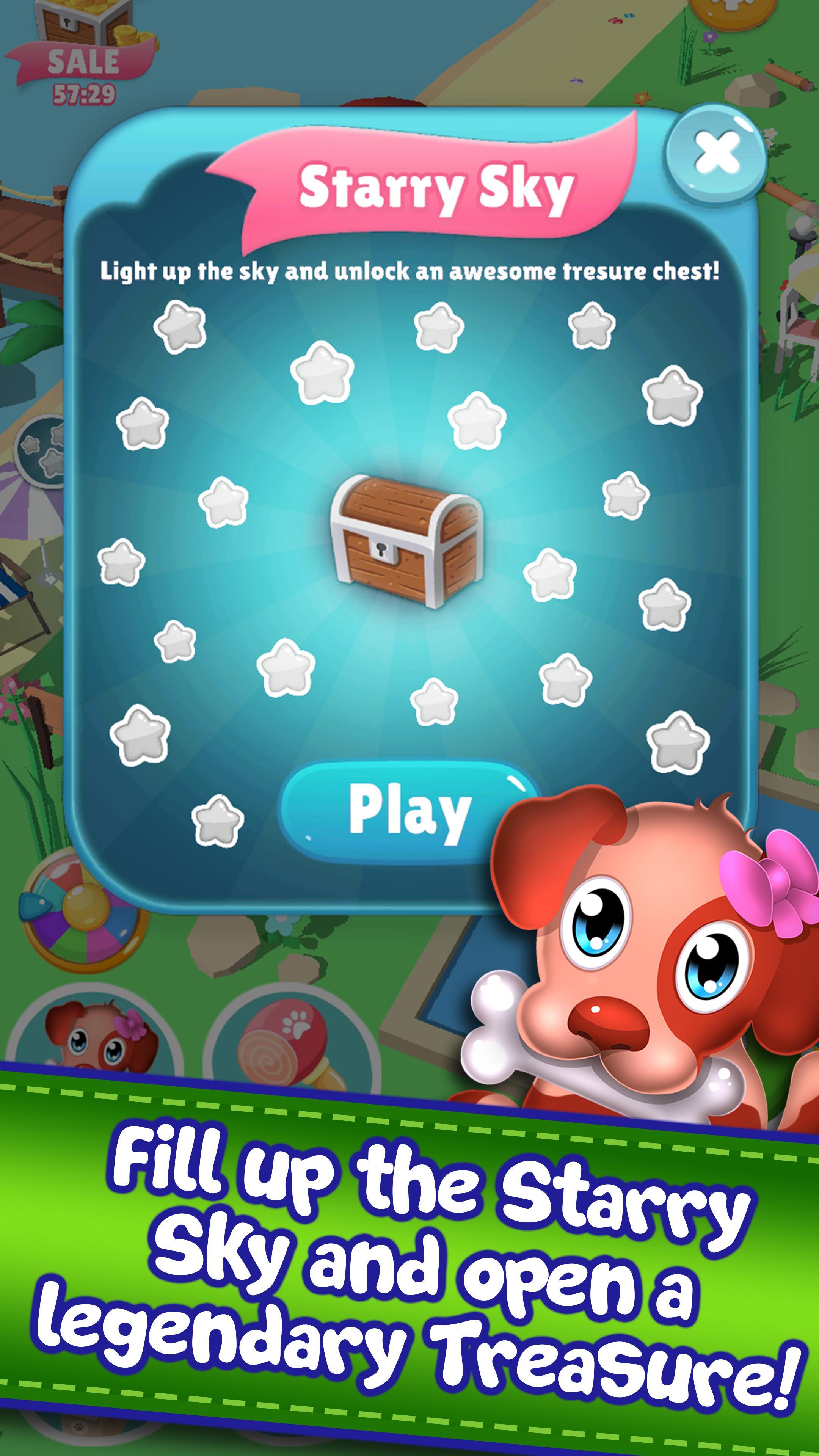 Hungry Pet Mania - Match 3 Gems Game 게임 스크린샷