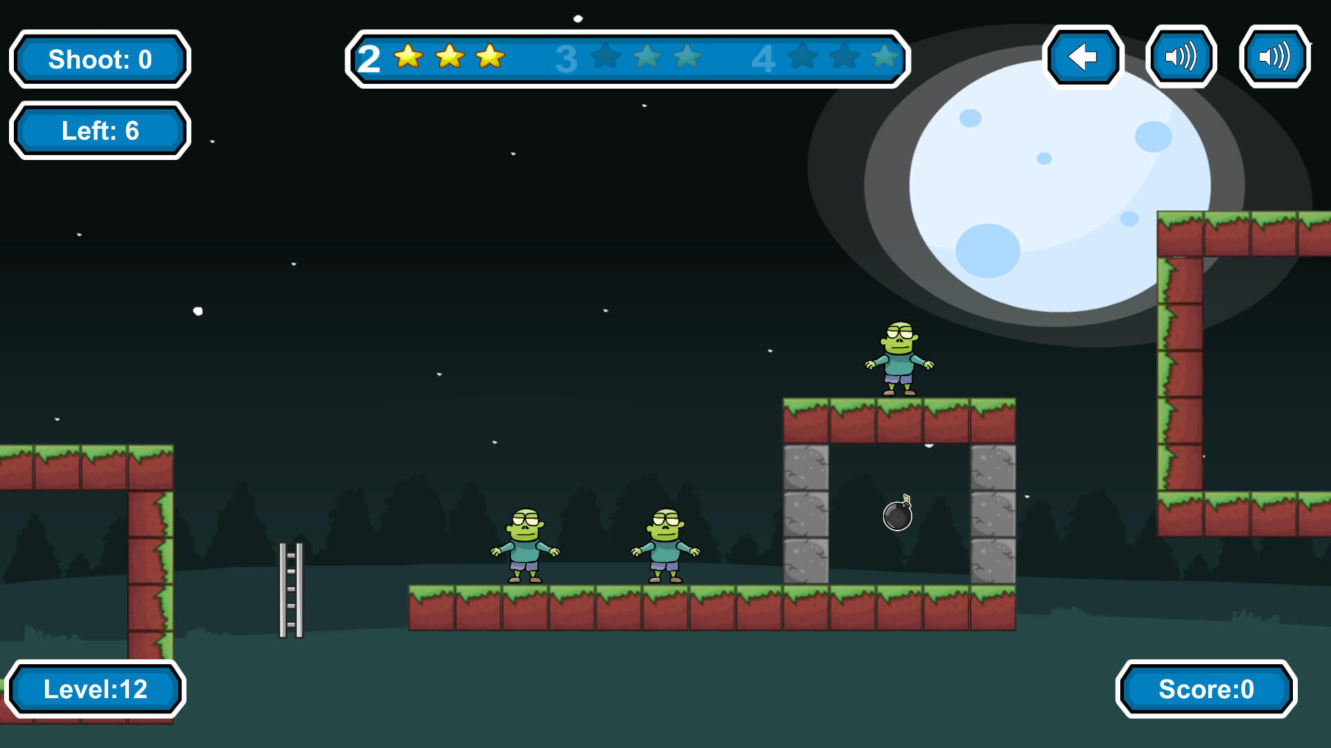 Screenshot of Zombies Rocket Boom Boom