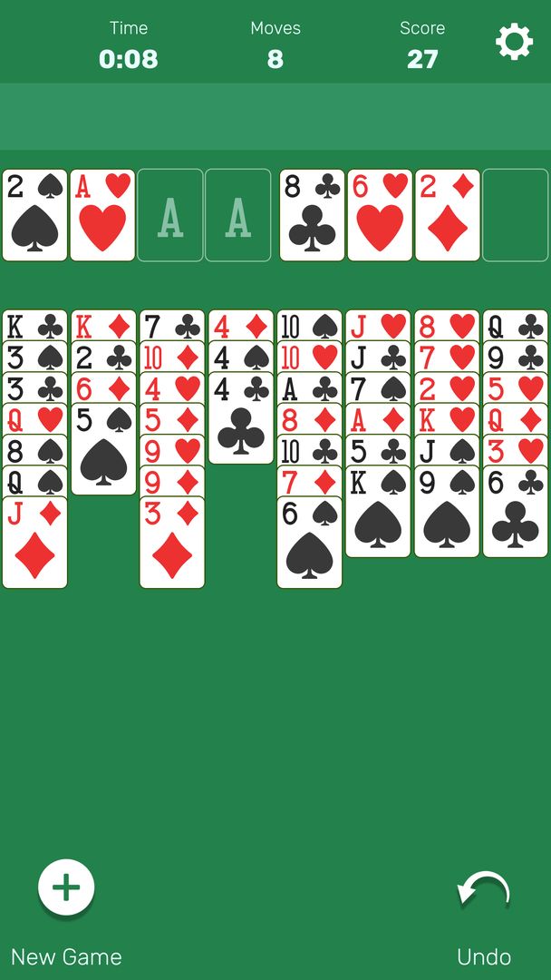 FreeCell (Classic Card Game) screenshot game