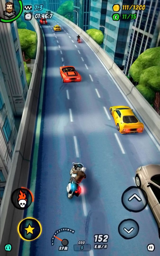 BURNING ASPHALT: Moto screenshot game