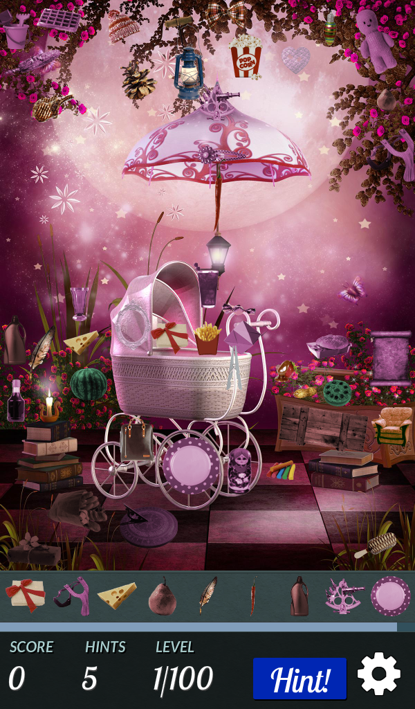 Hidden Object - Baby Bedtime Game Screenshot