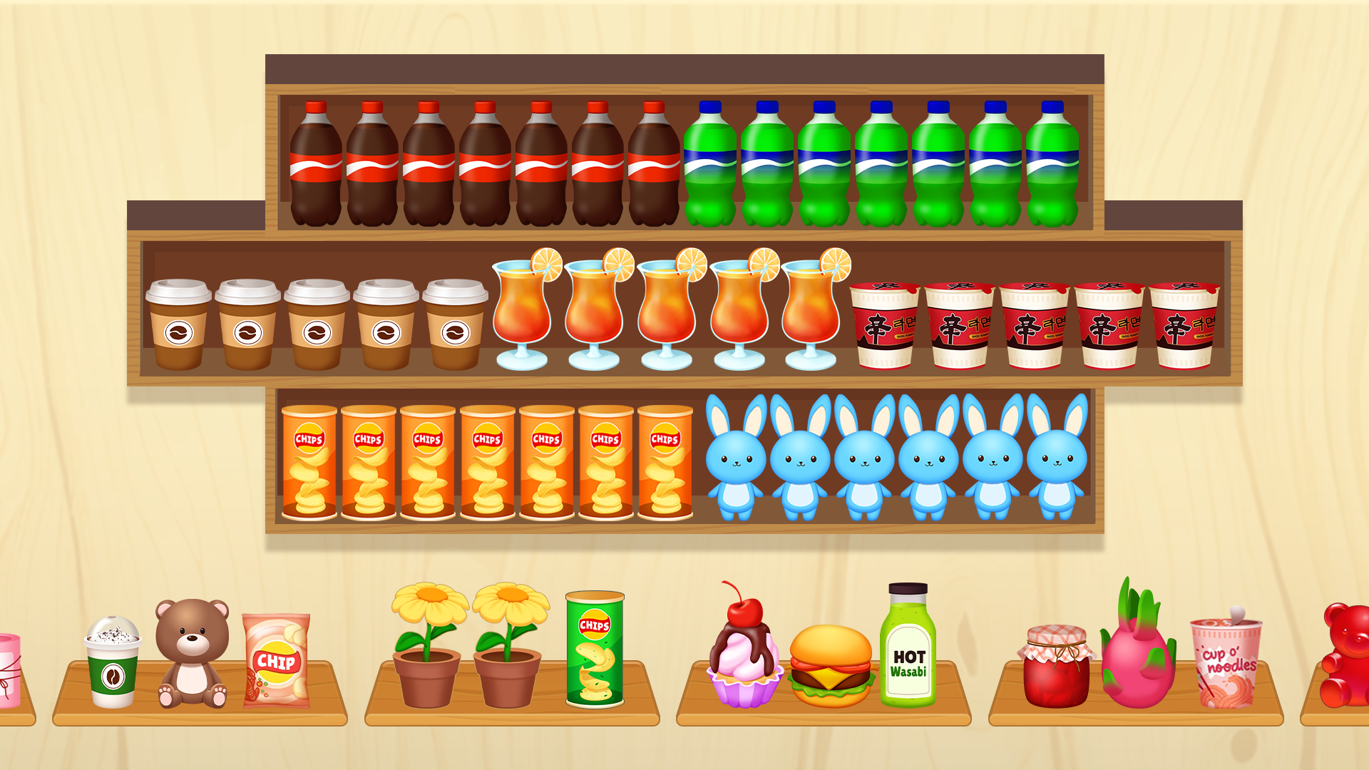 Goods Sort Matching: Sort It Game Screenshot