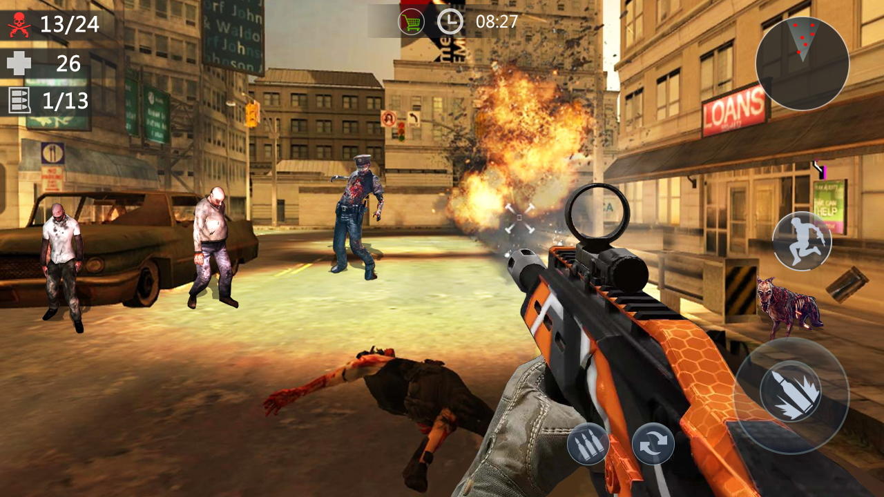 Dead Crush: Car Shooter 3D screenshot game