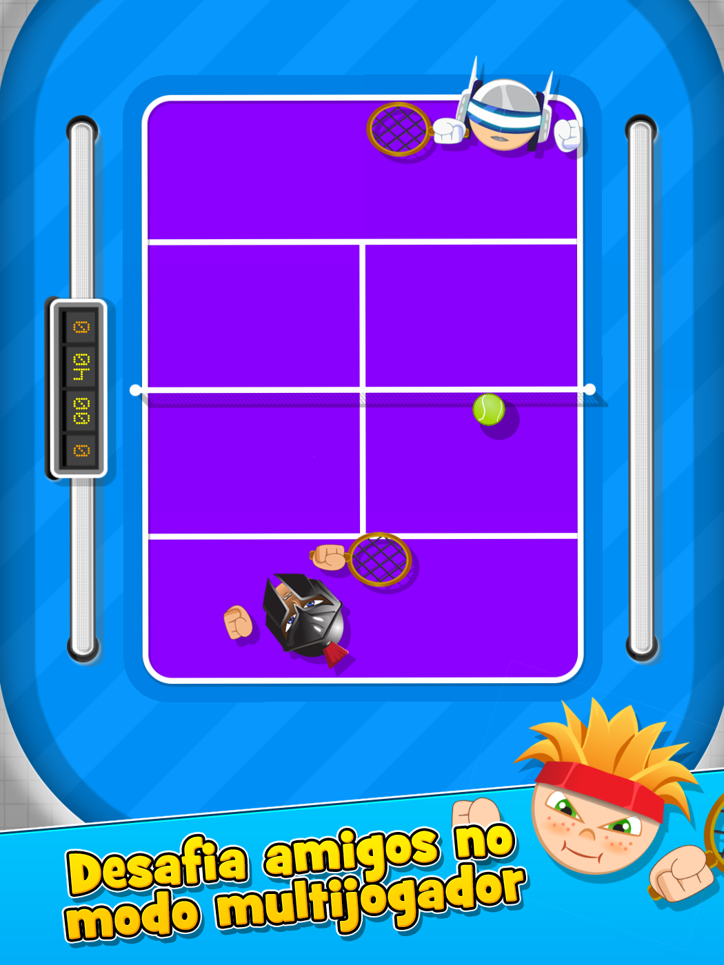 Captura de Tela do Jogo Bang Bang Tennis Game