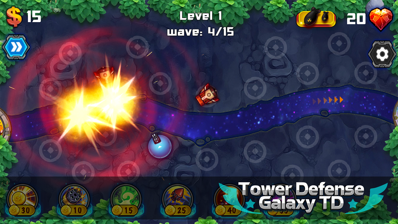 Tower Defense: Galaxy TDのキャプチャ