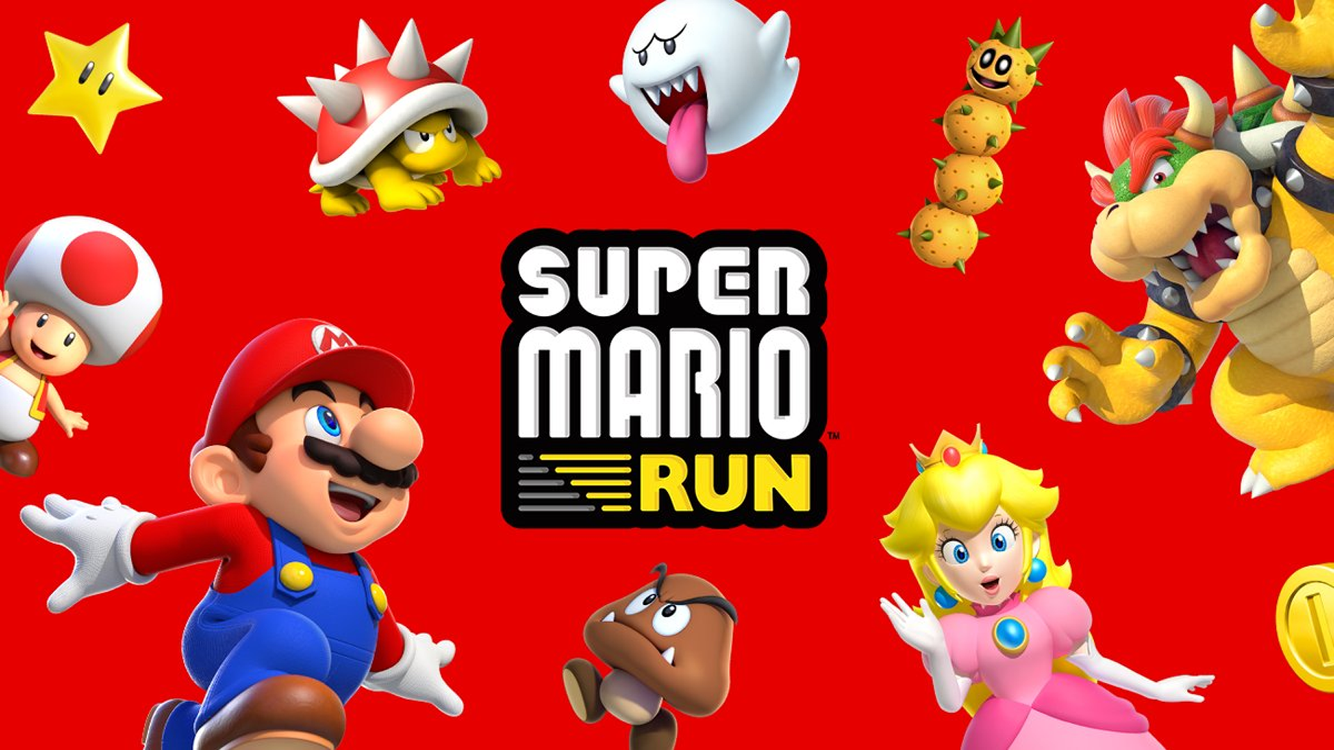 Screenshot of the video of Super Mario Run