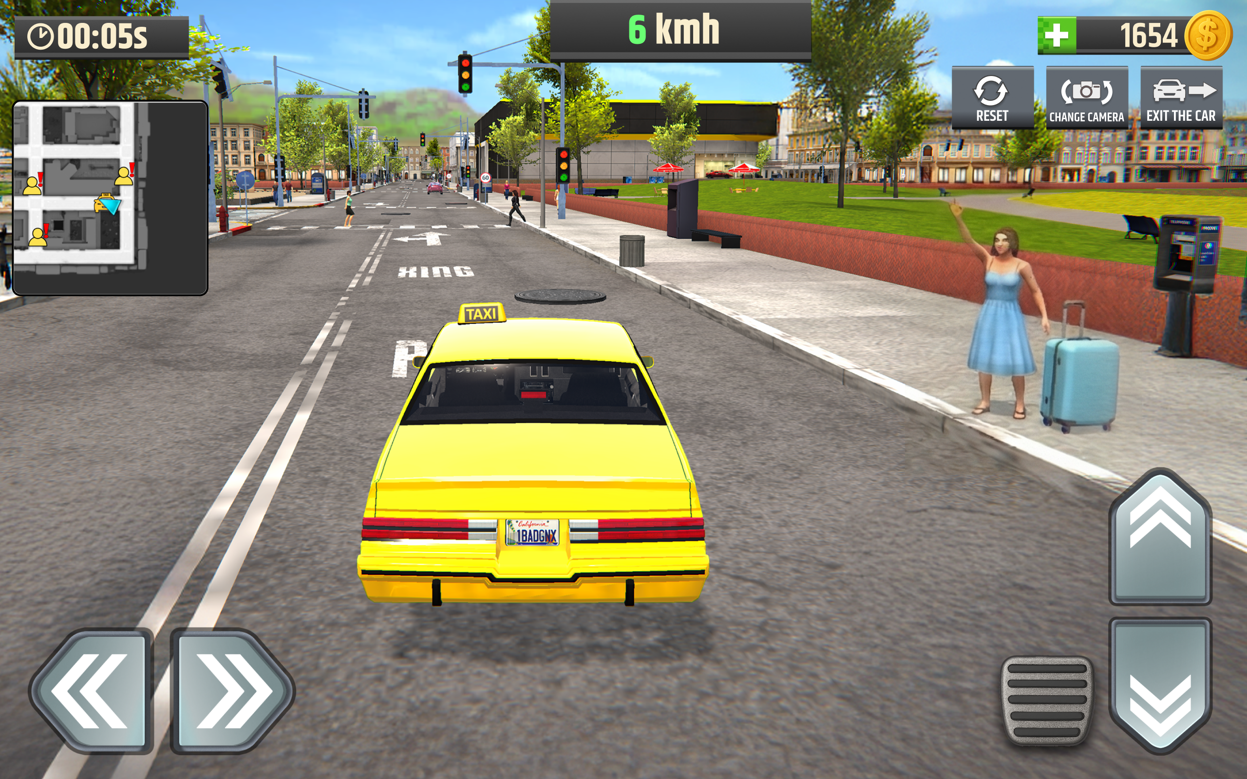 Taxi Driver Simulator ภาพหน้าจอเกม
