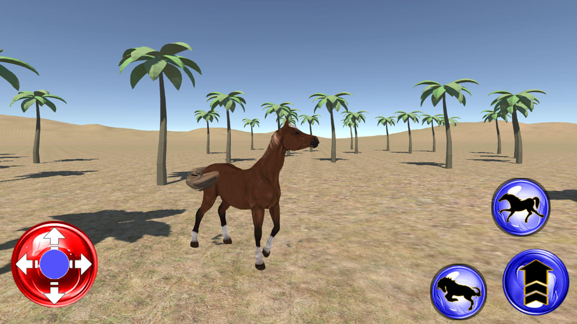 Horse Animal Forest Simulator ゲームのスクリーンショット