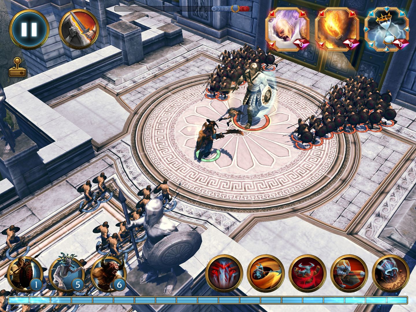 Screenshot of Olympus Rising: Tower Defense and Greek Gods