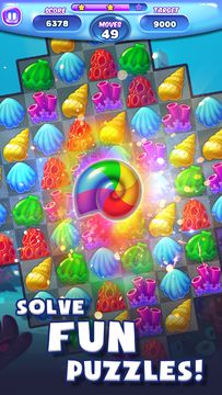 Reef Frenzy Match 3 ภาพหน้าจอเกม