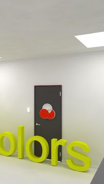 Скриншот игры 脱出ゲーム - Colors - 「色」の謎に満ちた部屋からの脱出