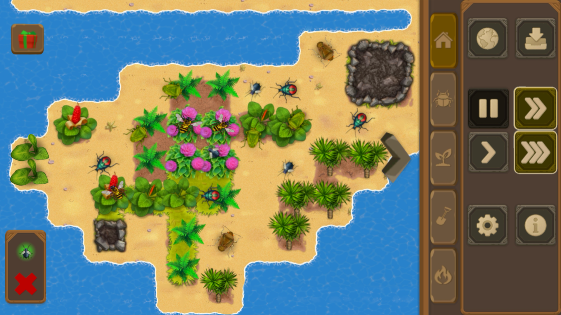 BugBox: Tiny Life Sandbox Game Screenshot