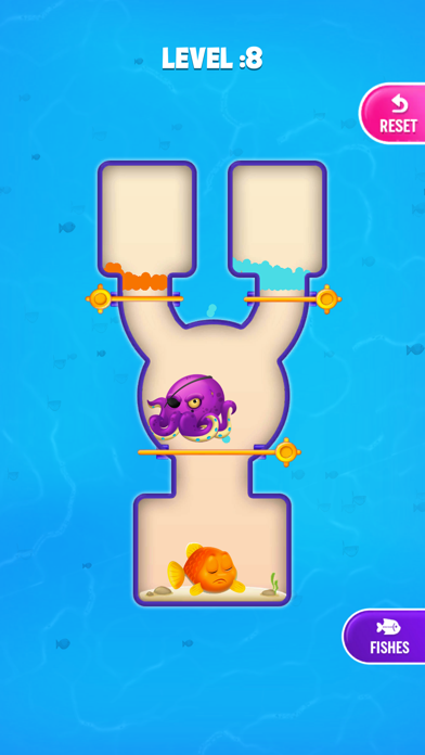 Fishdom Puzzle 3D - Pin Rescue Game Screenshot