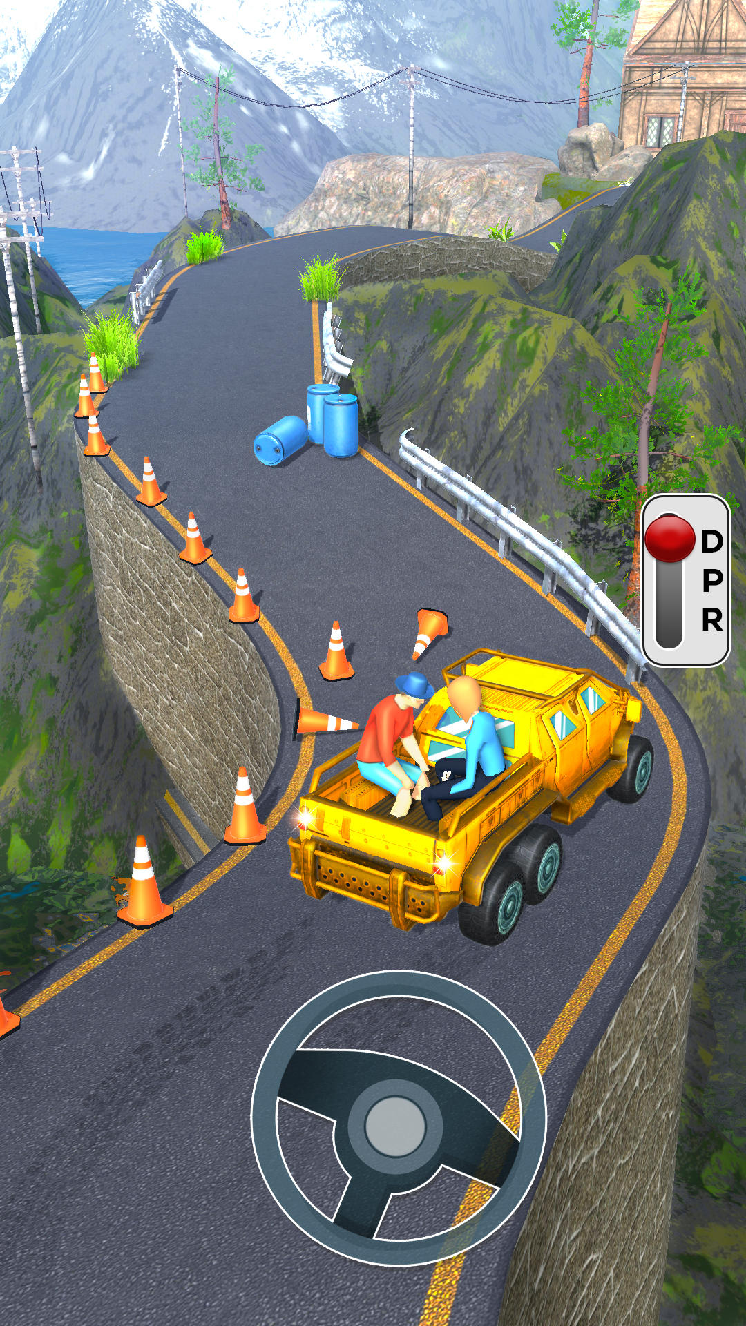 Hill Transport Sim Game Screenshot