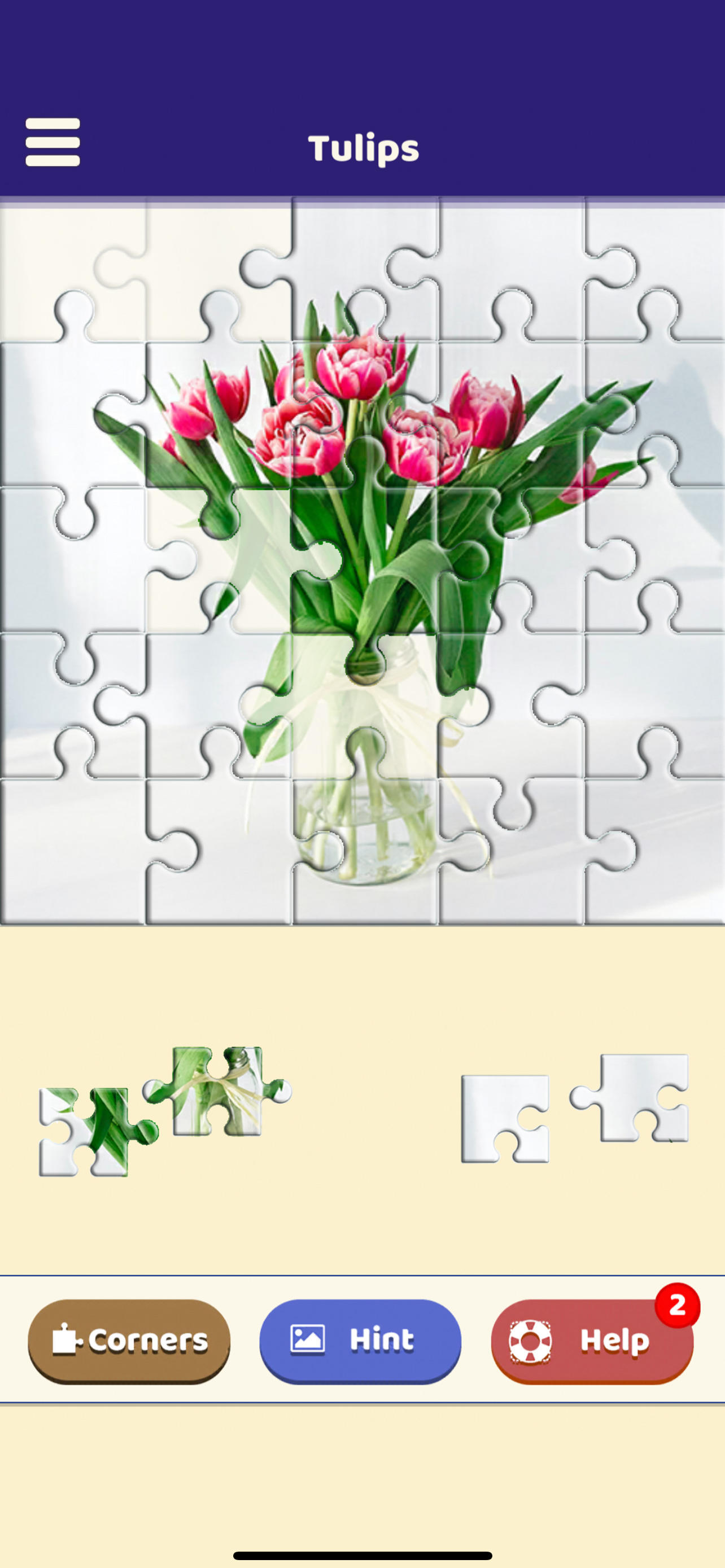 Tulip Love Puzzle Game Screenshot