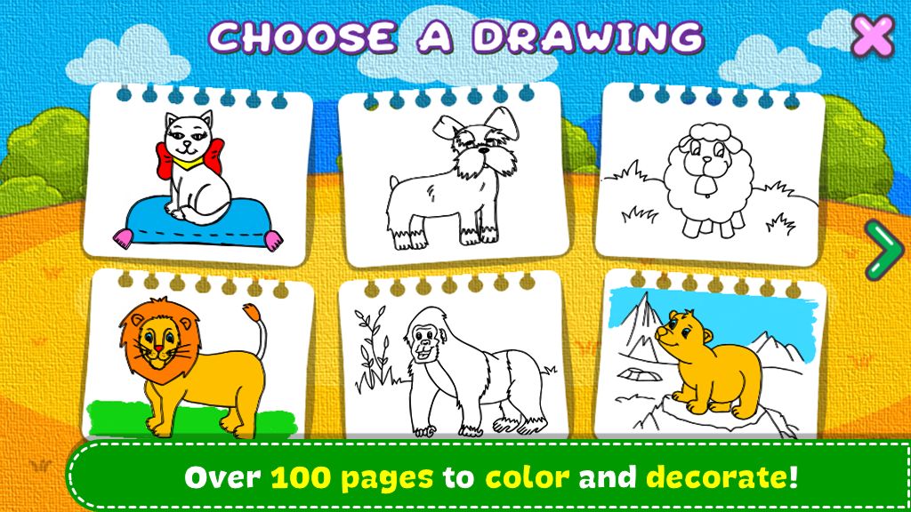 Coloring & Learn Animals ภาพหน้าจอเกม
