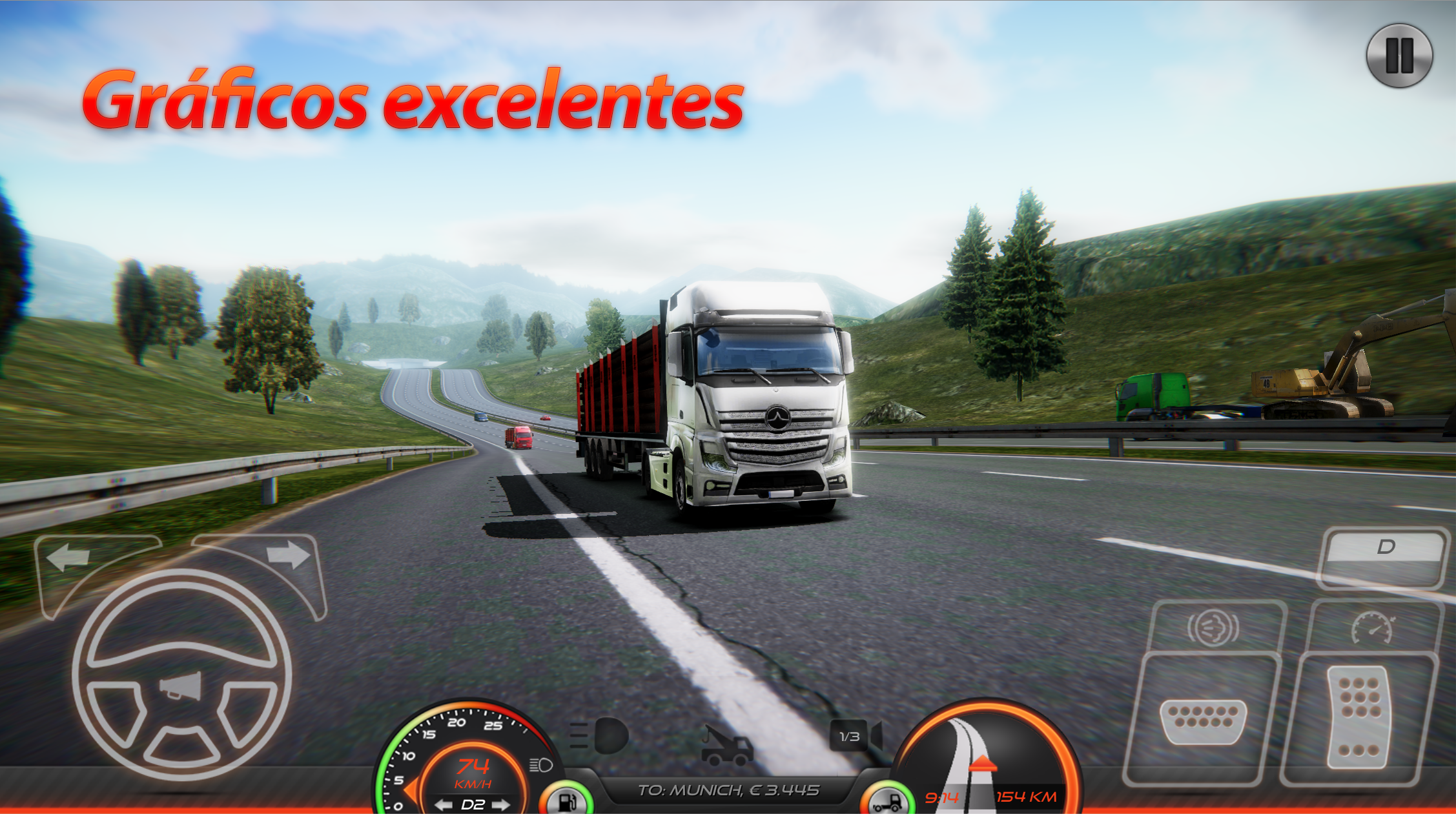 Screenshot 1 of Simulador de caminhão:Europa 2 0.62
