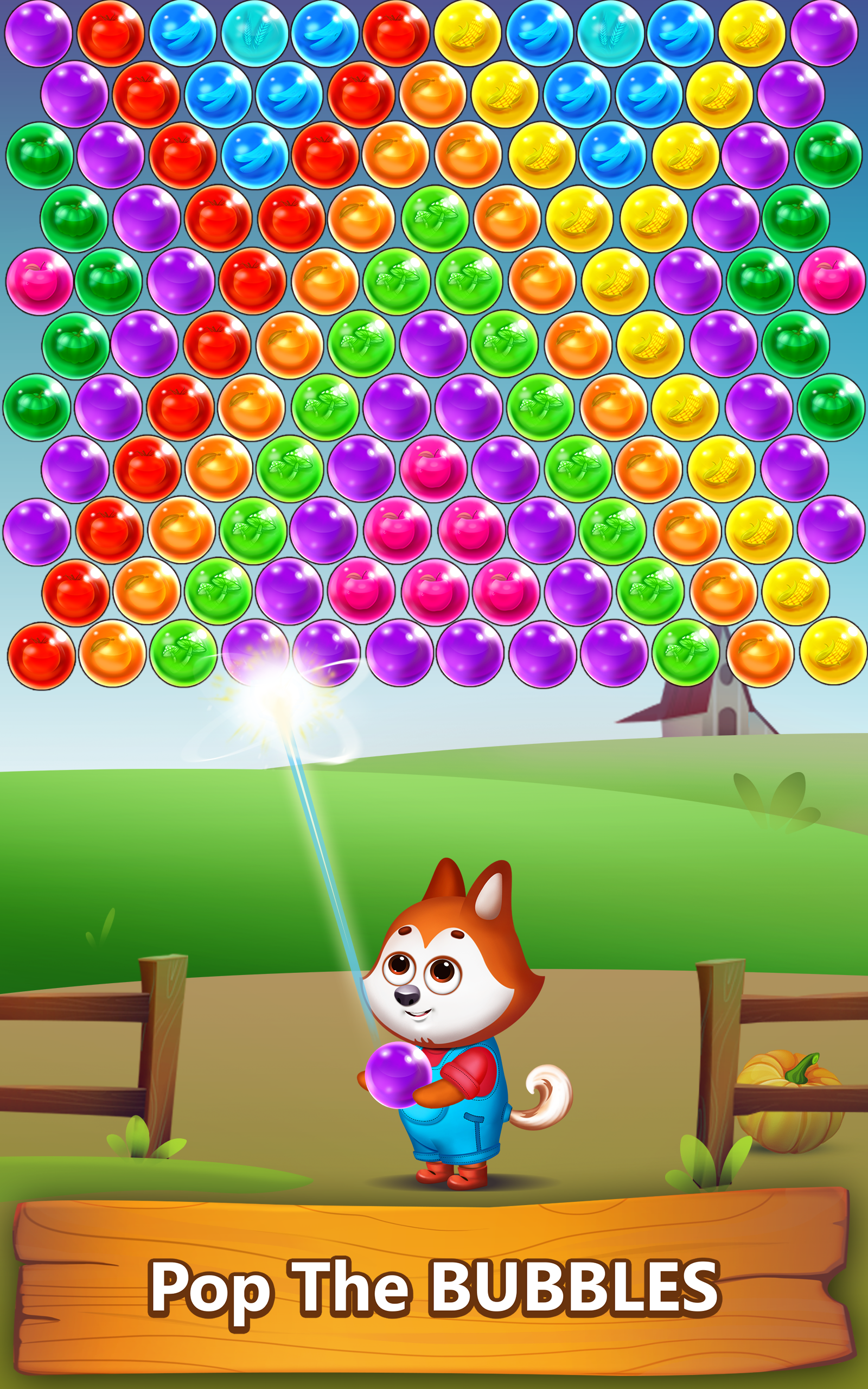 Farm Pop : Bubble Shooter 2025 Game Screenshot