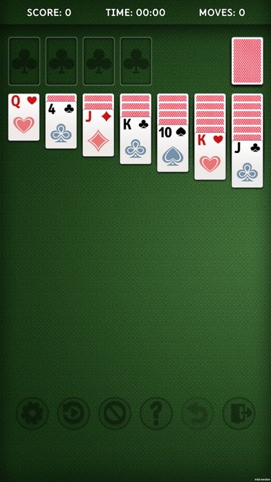 Screenshot of Solitaire by Nick