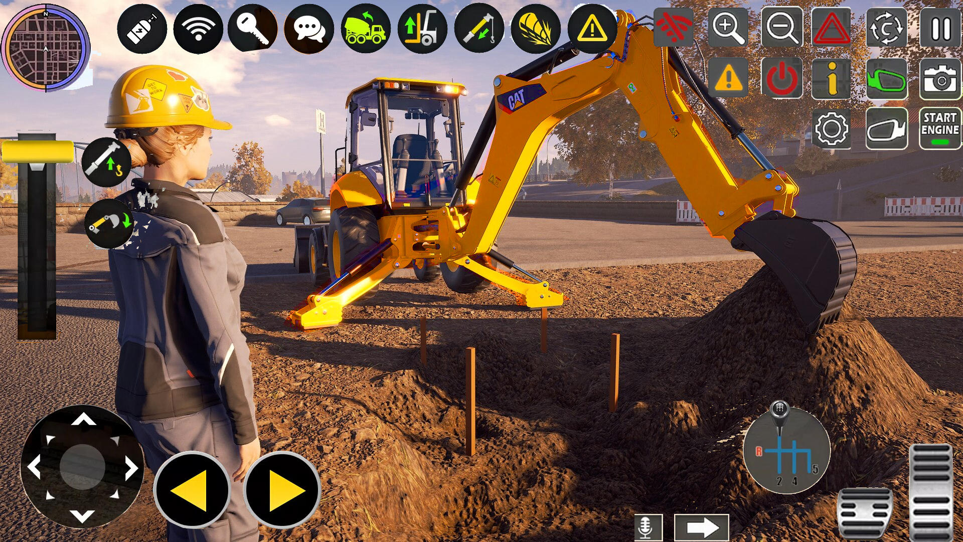 JCB Games 3d 2023 Tractor Game 게임 스크린 샷