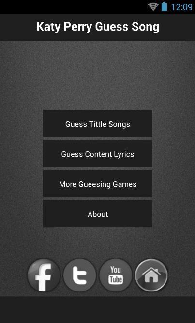 Katy Perry Guess Song screenshot game