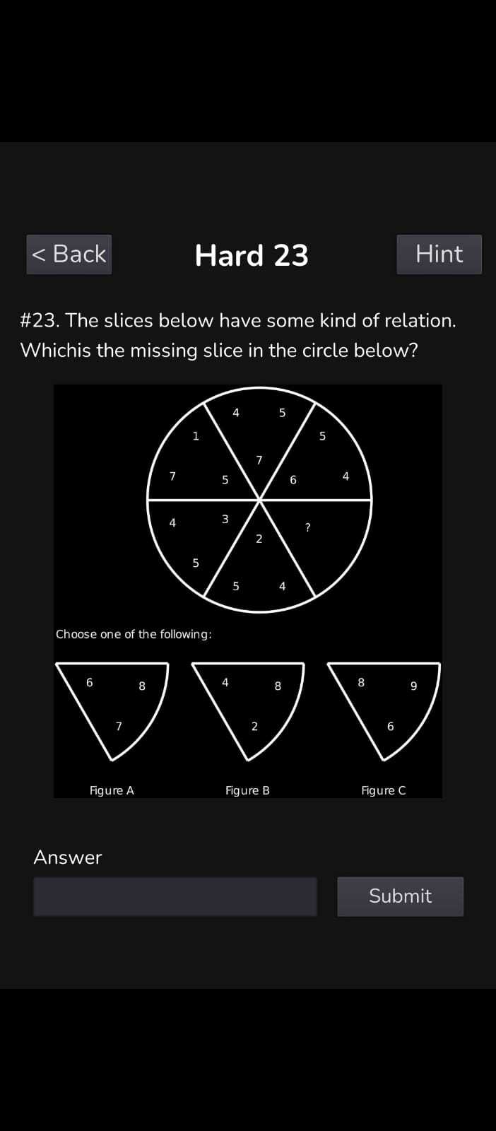 Screenshot of Reasoning Riddles