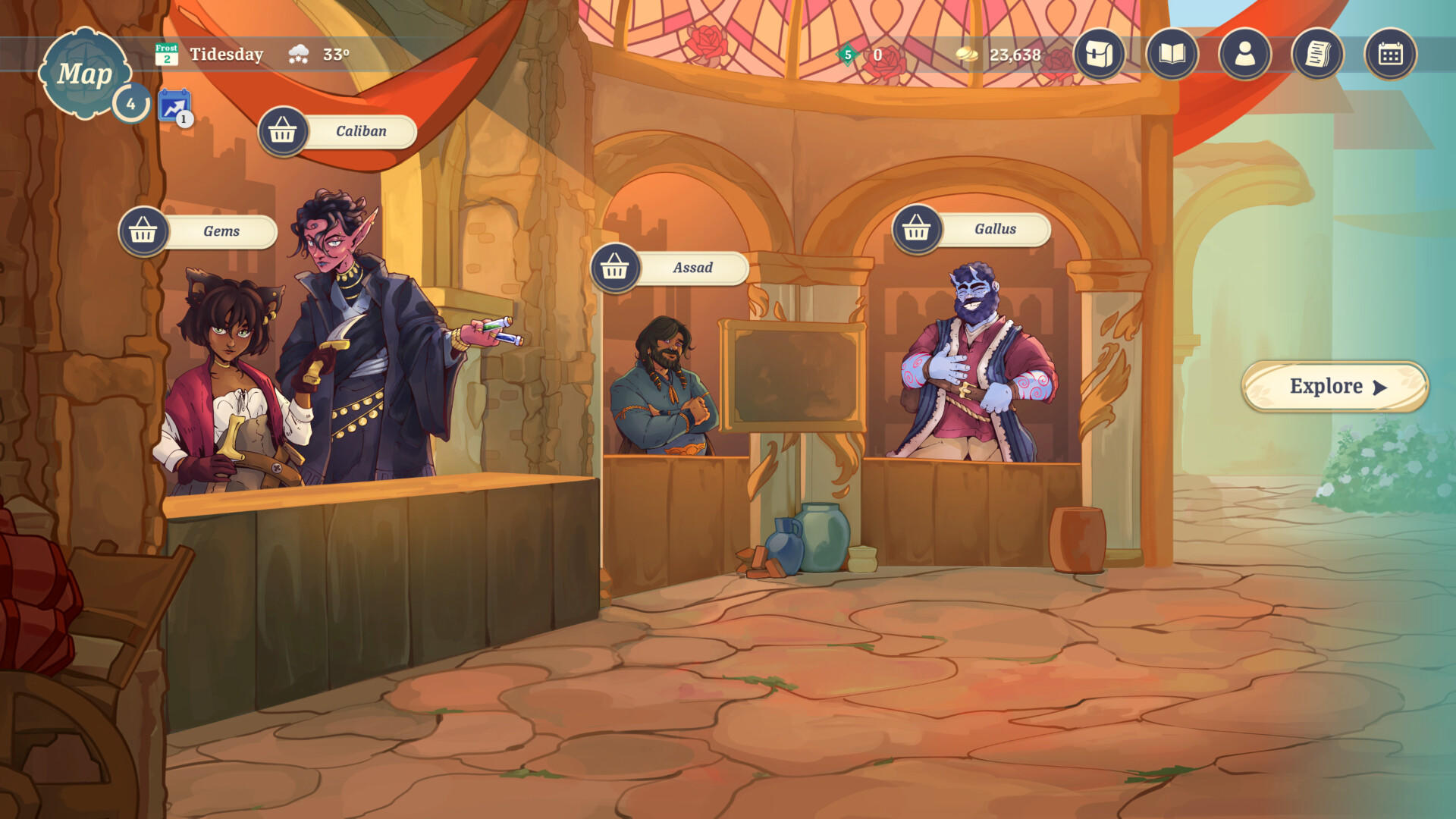 Merchants of Rosewall Game Screenshot