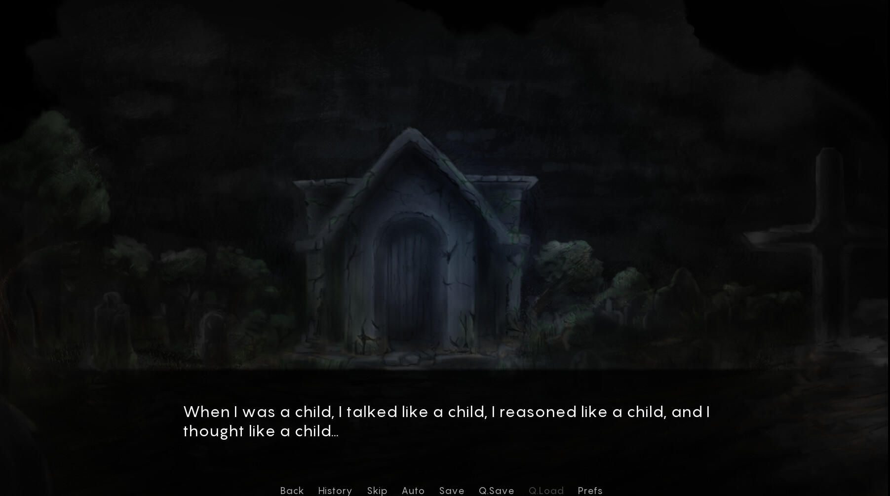 Screenshot 1 of Harrowed World: What's Past Is Portents - Vampire Visual Novel 