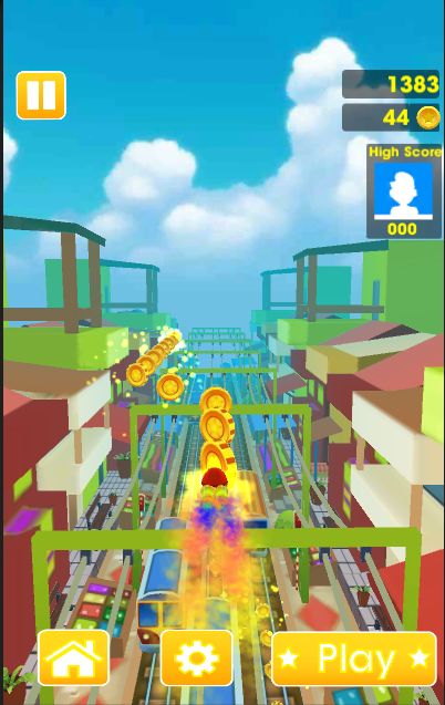 Screenshot of Subway Rush 3D 2017