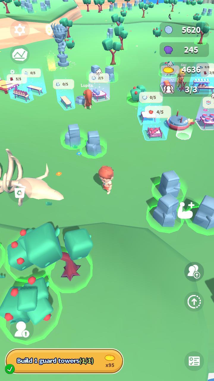 Screenshot of  Idle Tribe 3D -Survive
