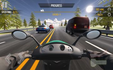 Motorcycle Racing Game Screenshot