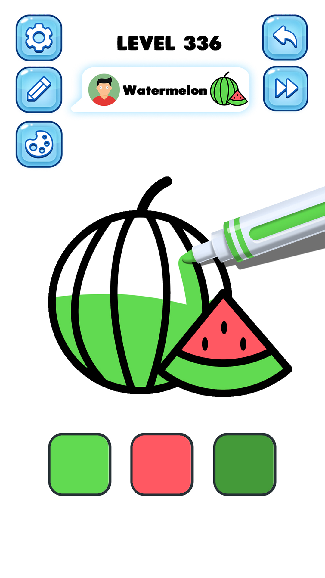 Coloring Game: Little artist Game Screenshot